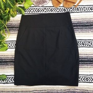 Black Banana Republic Pencil Skirt